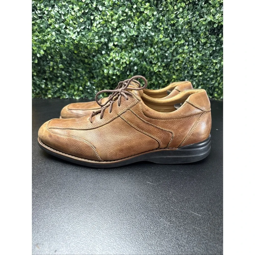 Johnston & Murphy Brown Leather Dress Oxfords Shoes Men's Size 13 M